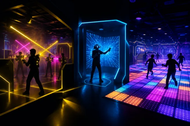 Kombi: 2R Lasertag + 30 Min Lightjumper